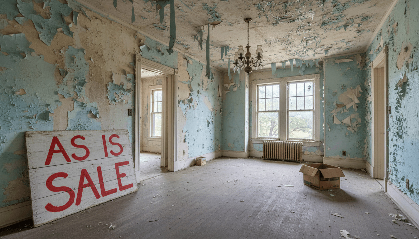 As is where is property condition
