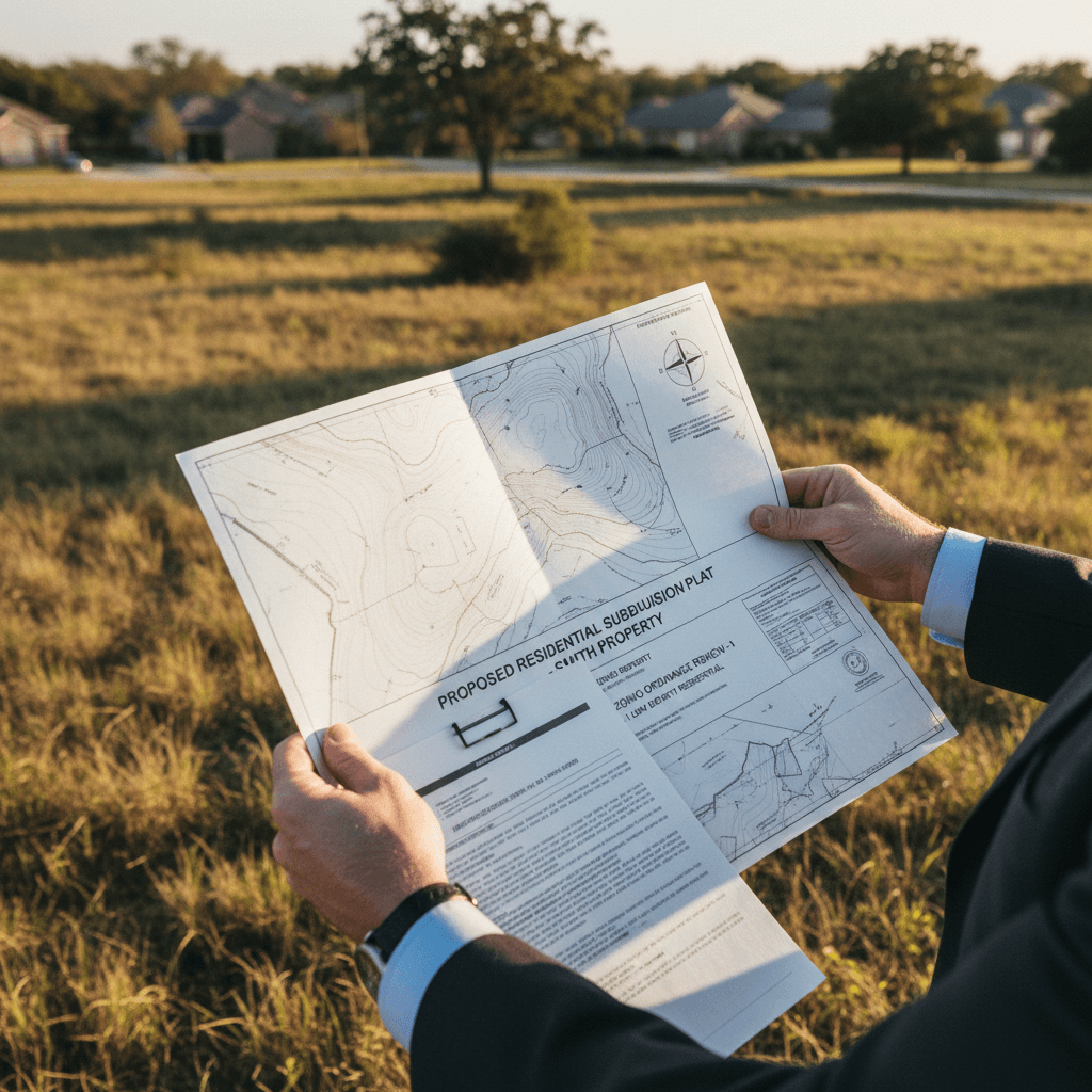 Empty lot in Surrey zoned for future development
