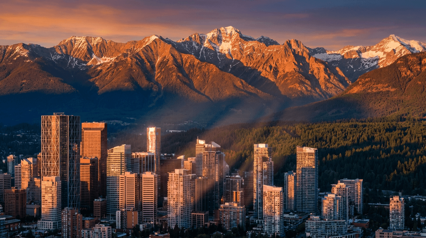 Residential neighborhood in British Columbia